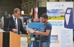 Eric BOITTIN CEO of SERAP since 2000 and Ludovic Arcanger.