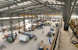 Industrial site in Halol, India