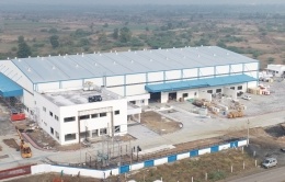 Industrial site in Halol, India