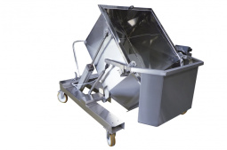 Tip-up tank for complete harvesting 5 HL