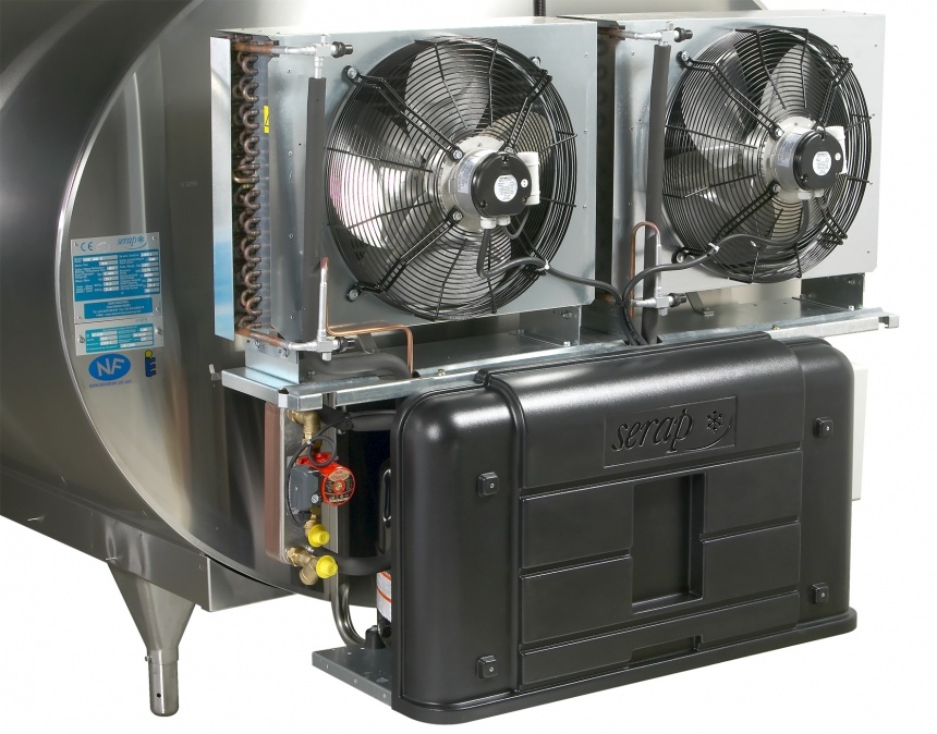 Seratemp installed on the refrigeration unit