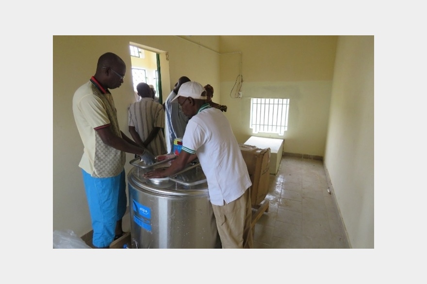 Solar milk collection centre in Senegal